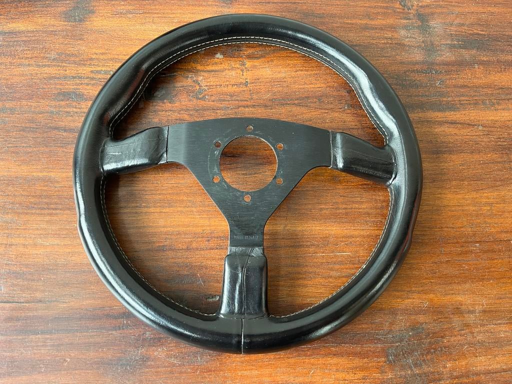 Leren Tomei stuur, Auto-onderdelen, Ophalen, Gebruikt, Oldtimer onderdelen