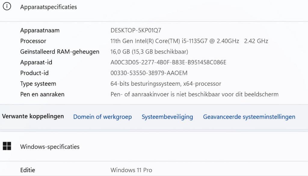 HP Probook 450G8 , Core i5 1135G7 , 16 GB , Win11 Pro, Intel Core i5 1135G7, Onbekend, Ophalen of Verzenden, Zo goed als nieuw