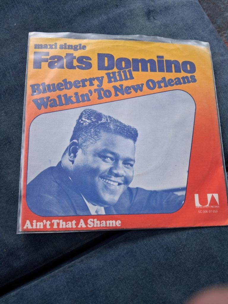 Fats domino maxi singel, Cd's en Dvd's, Vinyl Singles, Ophalen of Verzenden, Gebruikt, 12 inch
