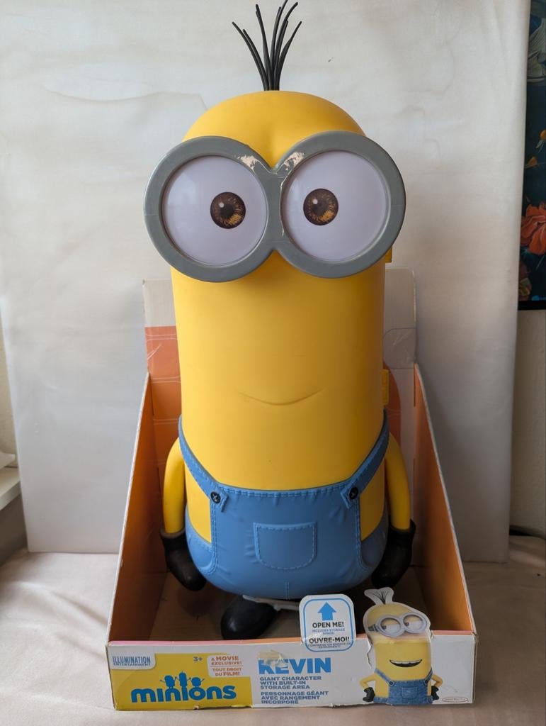 Grote Kevin Minion met Opbergruimte, Ophalen of Verzenden, Zo goed als nieuw, Overige typen