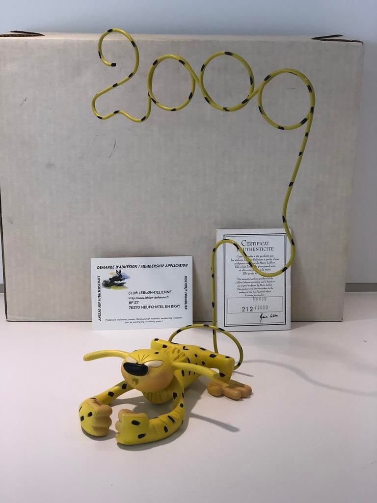 Marsupilami Leblon Delienne 2000, Verzamelen, Ophalen of Verzenden, Asterix en Obelix, Zo goed als nieuw, Beeldje of Figuurtje
