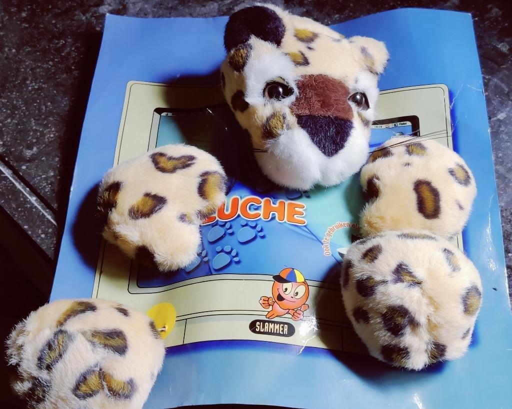 Pluche Dieren Set, Tijger Leeuw, Olifant Panter en Zebra, Ophalen of Verzenden, Nieuw, Overige typen