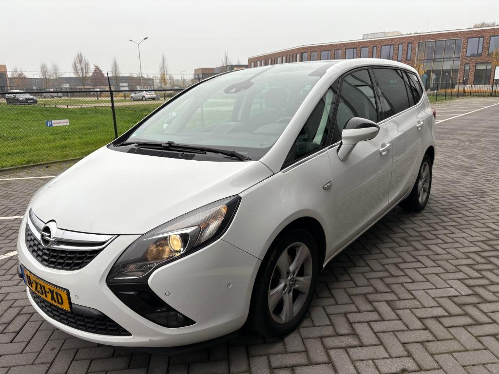 Opel Zafira 1.6 CNG Turbo 150pk 2016 Wit, Voorwielaandrijving, 4 cilinders, CNG (Aardgas), Wit
