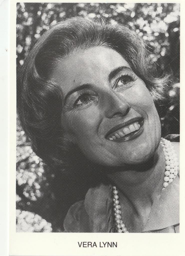 Kaart Vera Lynn, Verzenden, Ongelopen, Sterren en Beroemdheden