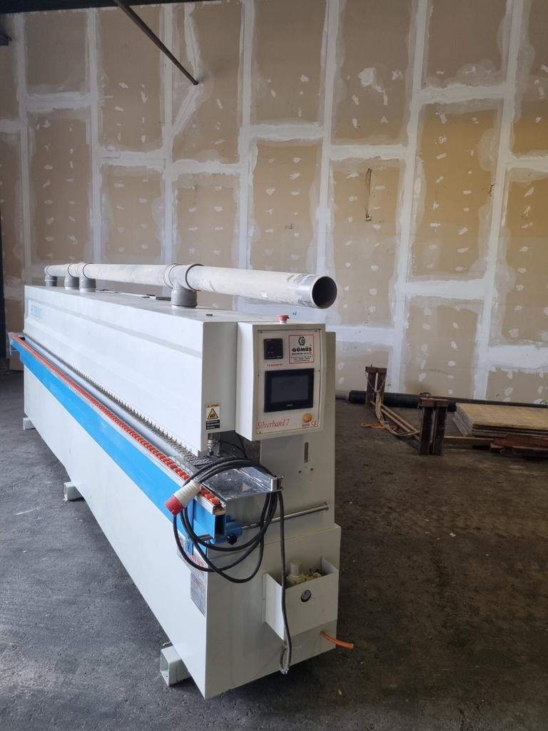 Kantenlijmmachine kantenlijmer  Silverband 7 met voegenzaag, Ophalen of Verzenden