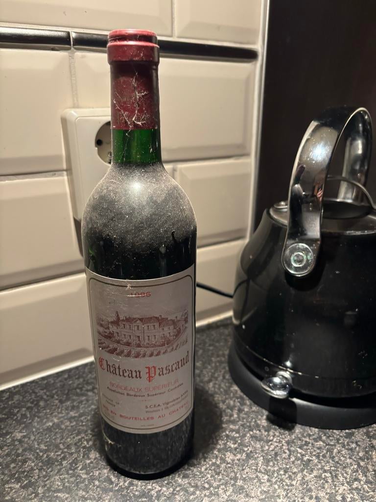 Château Pascaud Bordeaux Supérieur 1996, Ophalen, Gebruikt, Frankrijk, Rode wijn