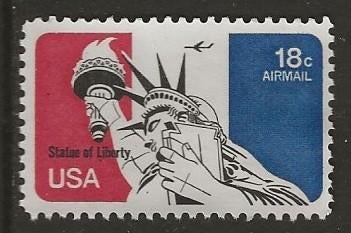 USA 51, vrijheidsbeeld, Postzegels en Munten, Verzenden, Gestempeld, Noord-Amerika