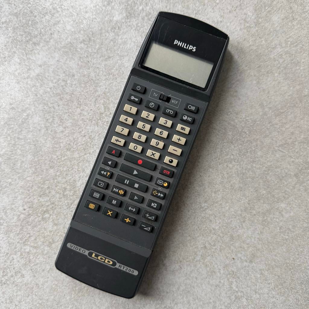 Philips RT200 Afstandsbediening - vintage, Gebruikt, Ophalen of Verzenden, Origineel, Dvd