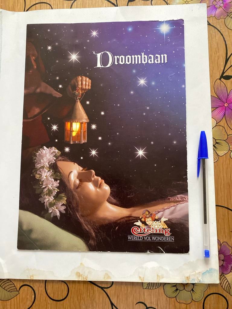 Efteling Droombaan sollicitatie info formulier uit 2008, Ophalen of Verzenden, Gebruikt, Overige typen