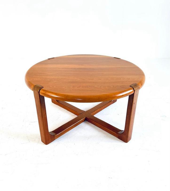 Vintage salontafel, Niels Bach ‘70, 50 tot 100 cm, Zo goed als nieuw, Vintage retro buisframe design rotan webbing papercordp