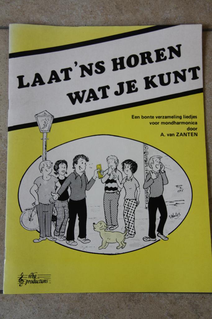 Laat 'ns horen wat je kunt. A van Zanten., Muziek en Instrumenten, Mondharmonica, Les of Cursus, Ophalen of Verzenden, Zo goed als nieuw