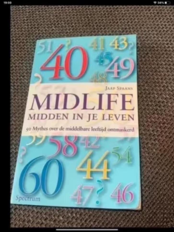 Jaap Spaans - Midlife : midden in je leven, Ophalen of Verzenden, Zo goed als nieuw