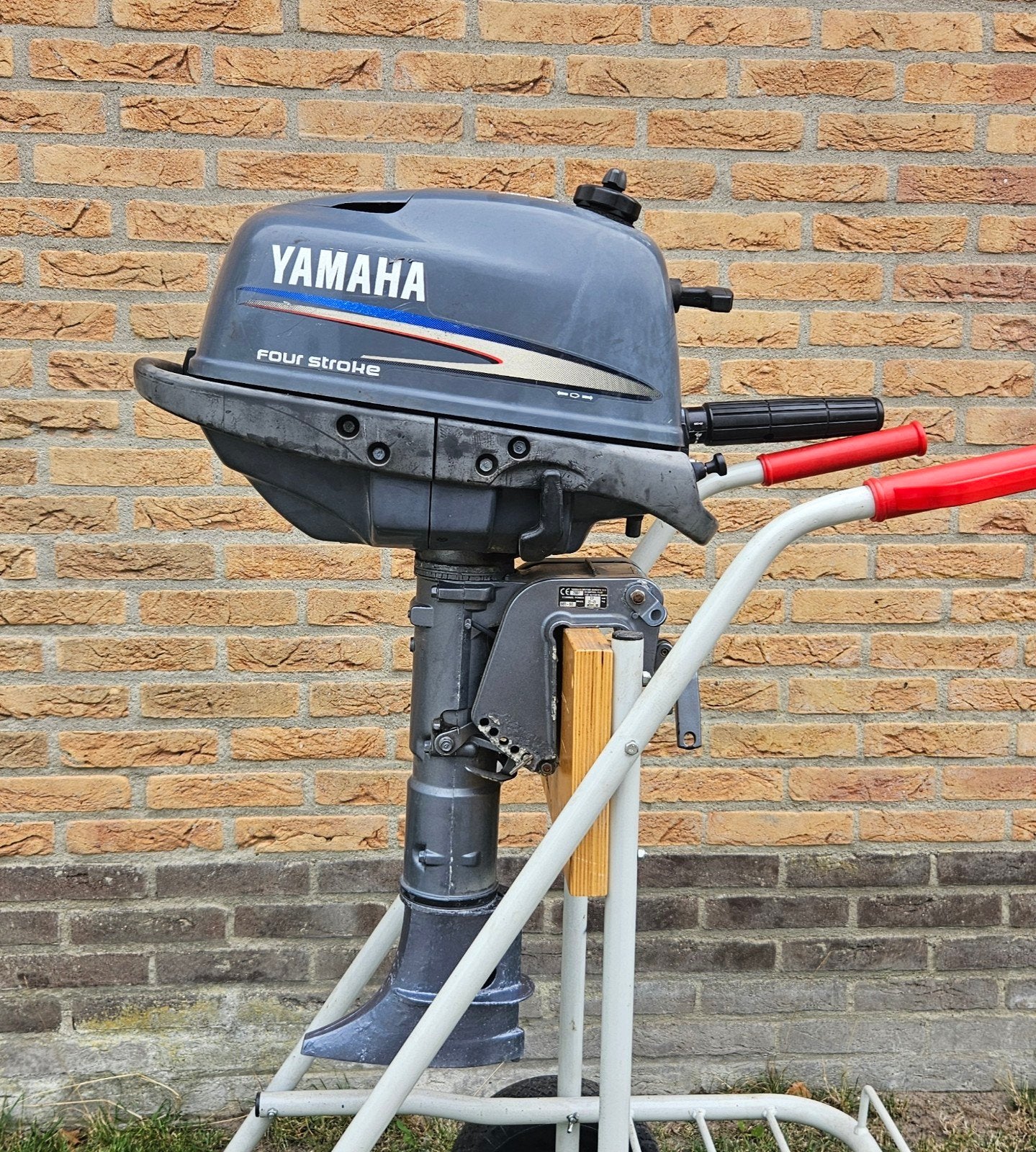 yamaha 4 pk 4 takt, zonder staartstuk, motor loopt!, Ophalen, Gebruikt, Minder dan 5 pk, Viertaktmotor