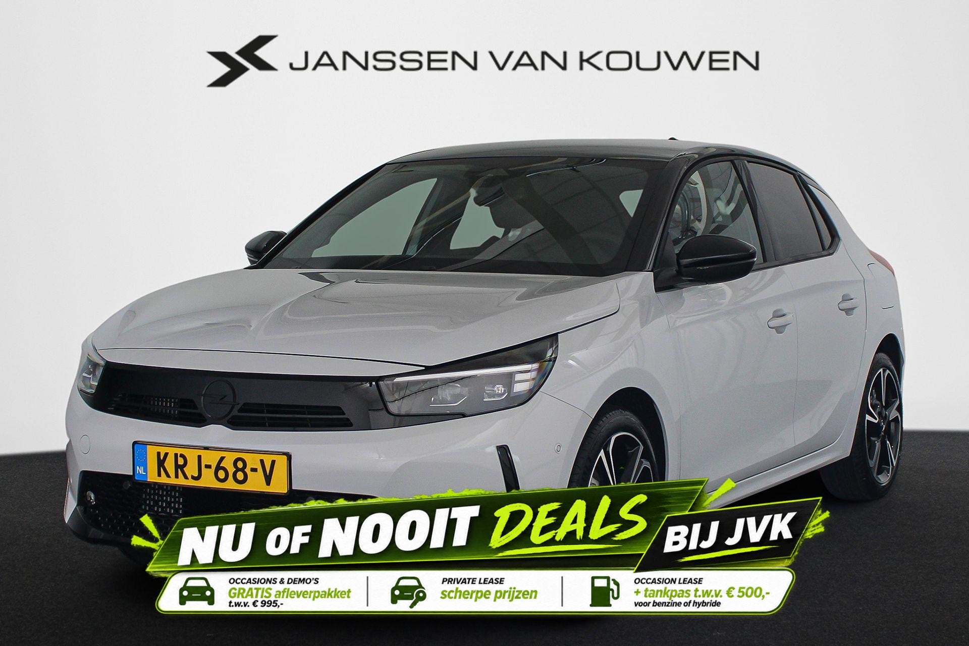 Opel Corsa 1.2 Turbo Ultimate Keyless Massage Stoelverwarmin, Voorwielaandrijving, Euro 6, Wit, Handgeschakeld