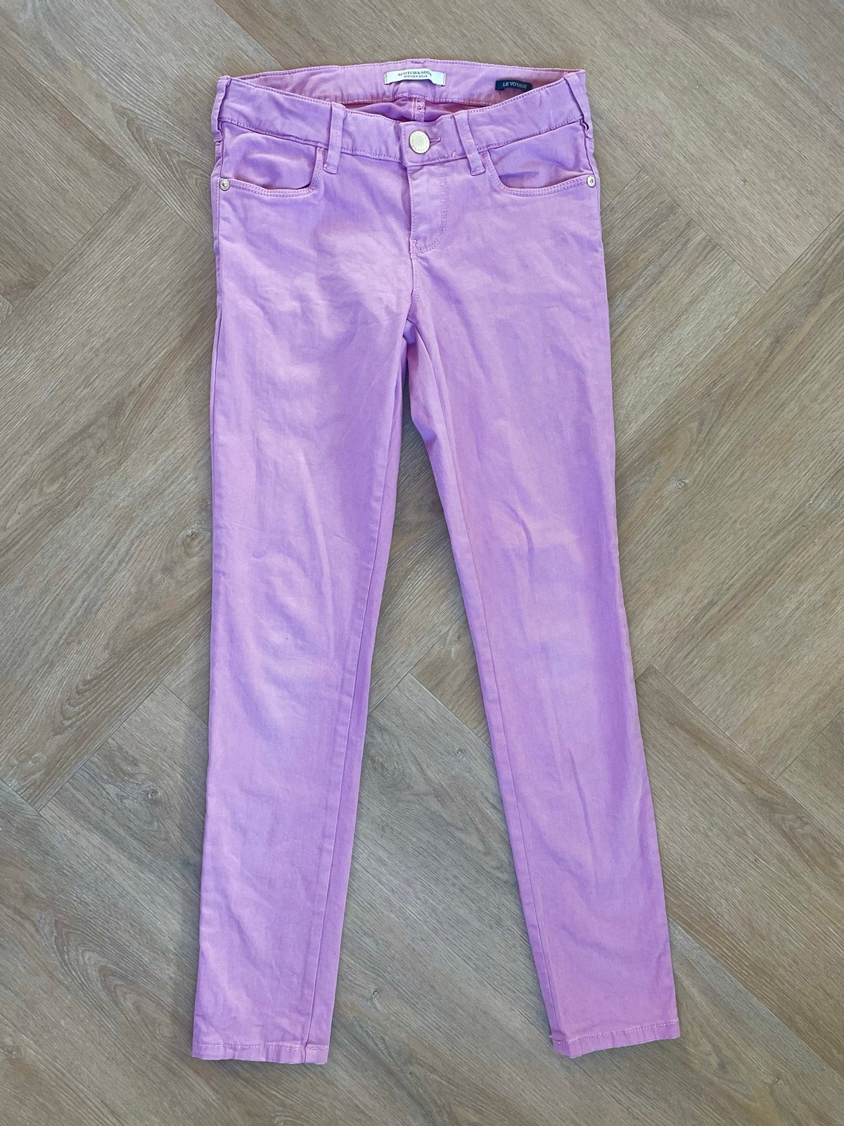 Scotch & Soda mooie paarse broek maat 140, Verzenden, Zo goed als nieuw, Meisje, Broek