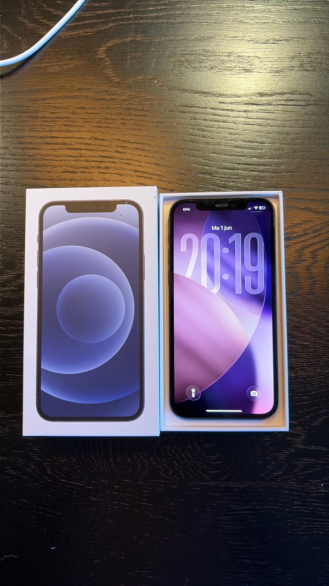 Apple iphone 12 128GB, Ophalen, Zwart, IPhone 12, Zonder simlock