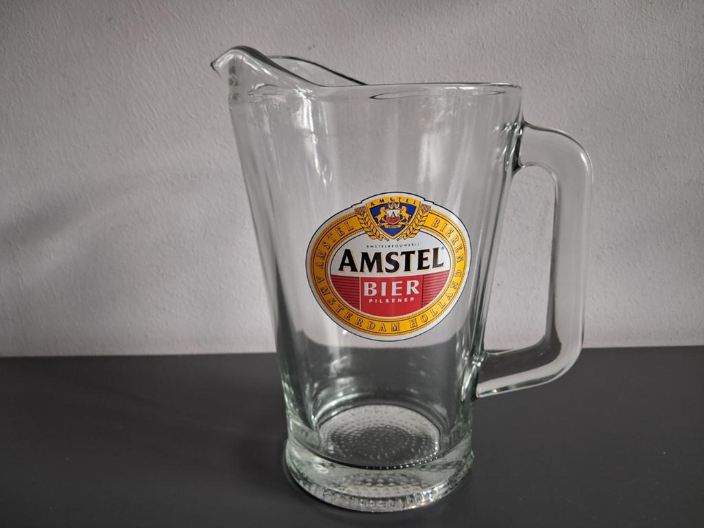 Amstel beer bier grote kan pintser pinser pul, Ophalen of Verzenden, Zo goed als nieuw, Amstel
