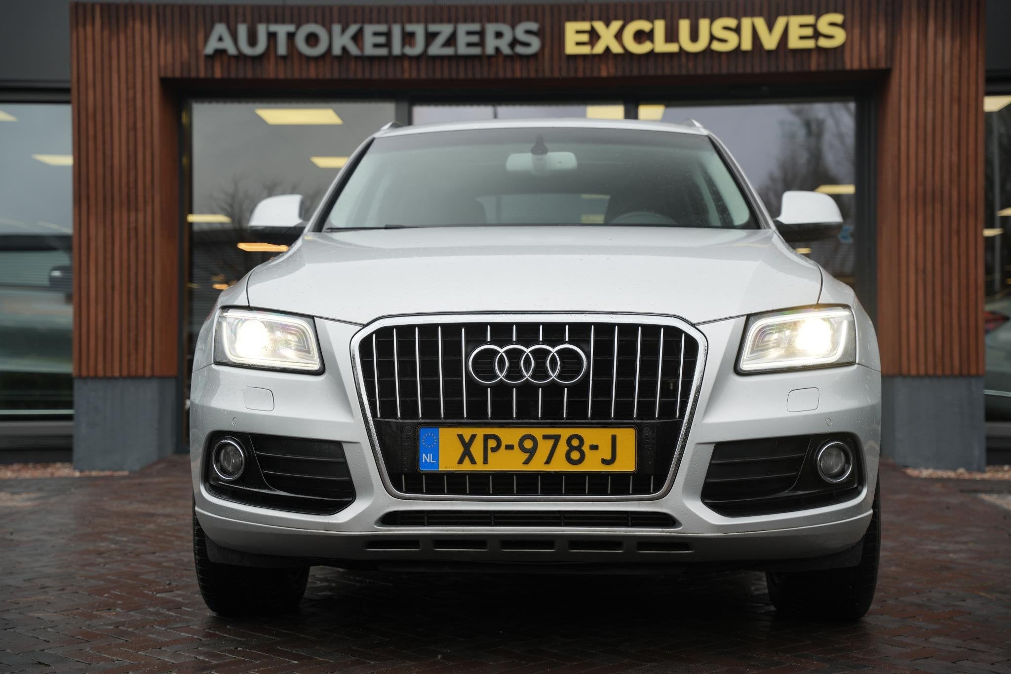 Audi Q5 2.0 TFSI quattro Pro Line S Lederen bekleding panora, Auto's, Automaat, Euro 5, Stof, Gebruikt