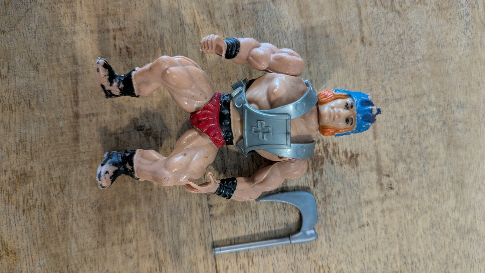 Vintage Galaxy Warriors Magnon (Sungold 1983) MOTU KO, Ophalen of Verzenden, Gebruikt