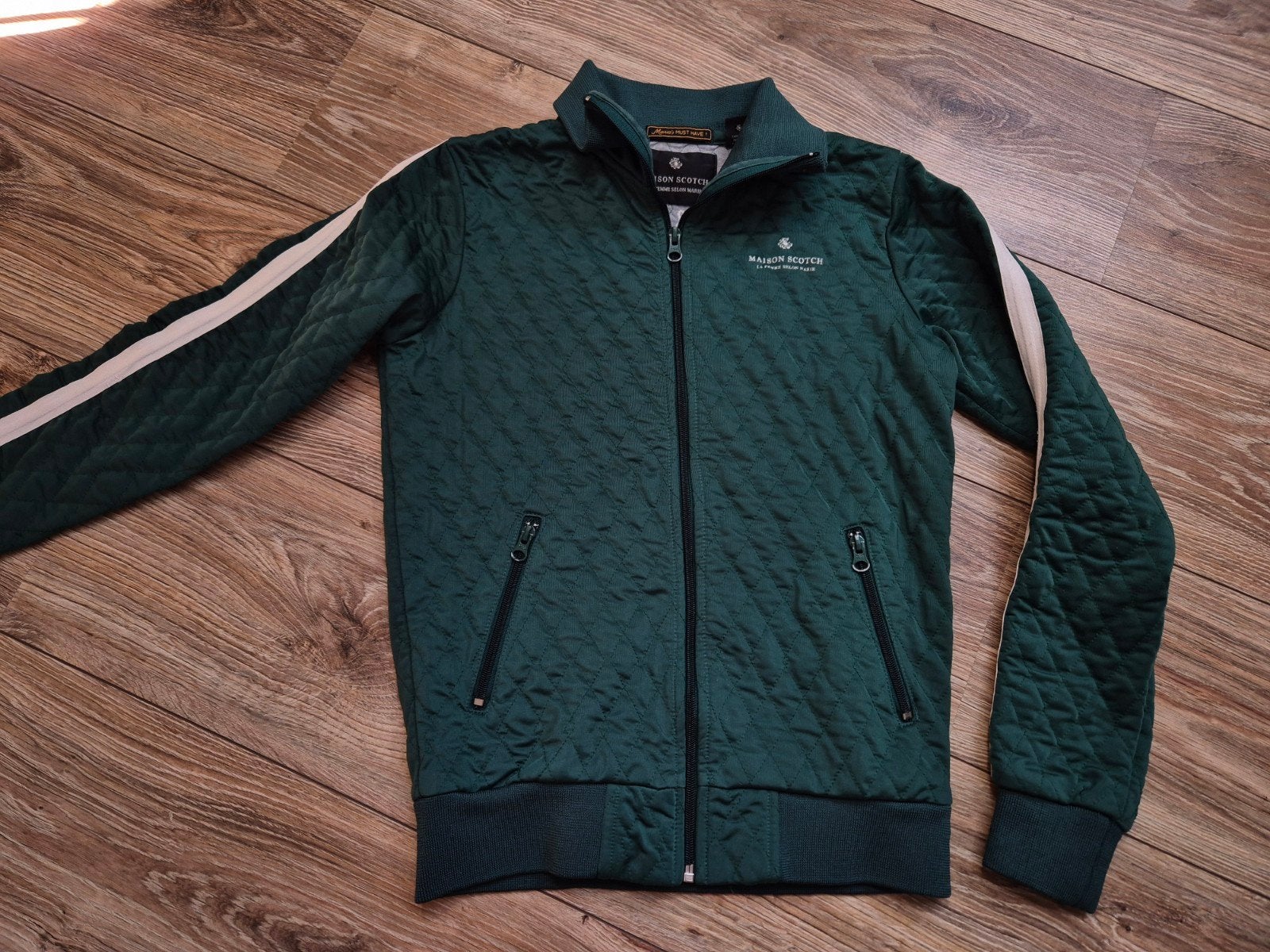 Maison scotch vest maat S, Zo goed als nieuw, Maat 36 (S), Groen, Maison Scotch
