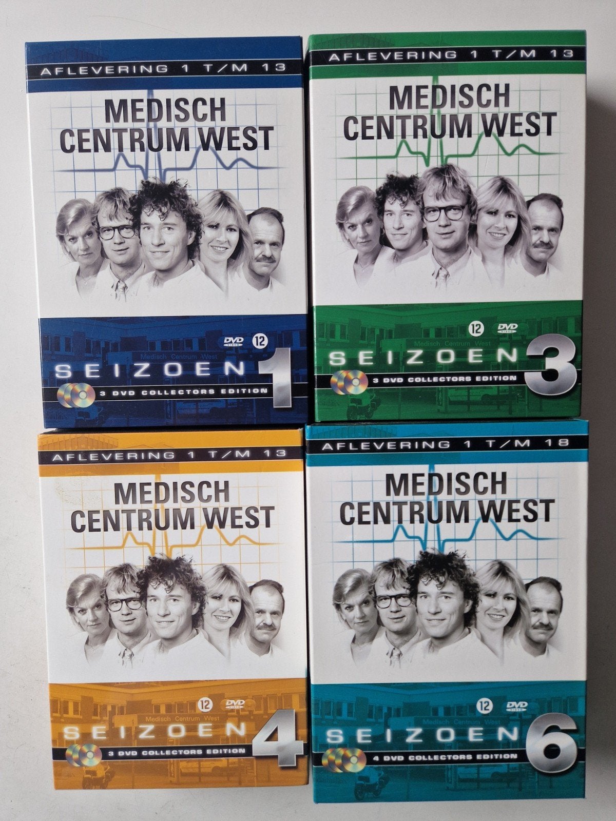 Medisch Centrum West Seizoenen 1, 3, 4 & 6 DVD Collectors, Gebruikt, Nederlands, Drama, Vanaf 12 jaar