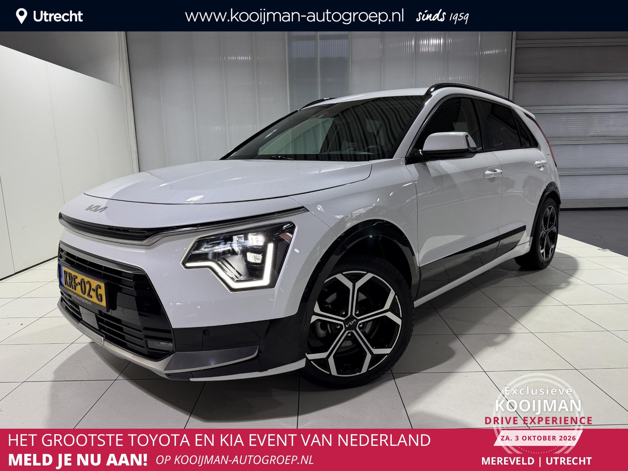 Kia Niro 1.6 GDi Hybrid DynamicPlusLine 18 inch, Stoel en St