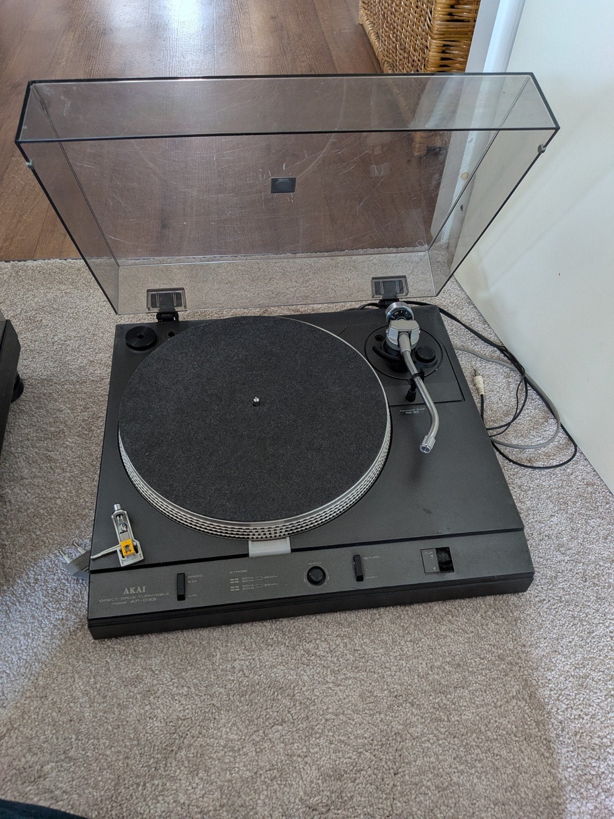 Vintage Akai AP-D33 & JB Systems Disco 2000, Audio, Tv en Foto, Ophalen, Gebruikt, Pitch-regelaar, Platenspeler