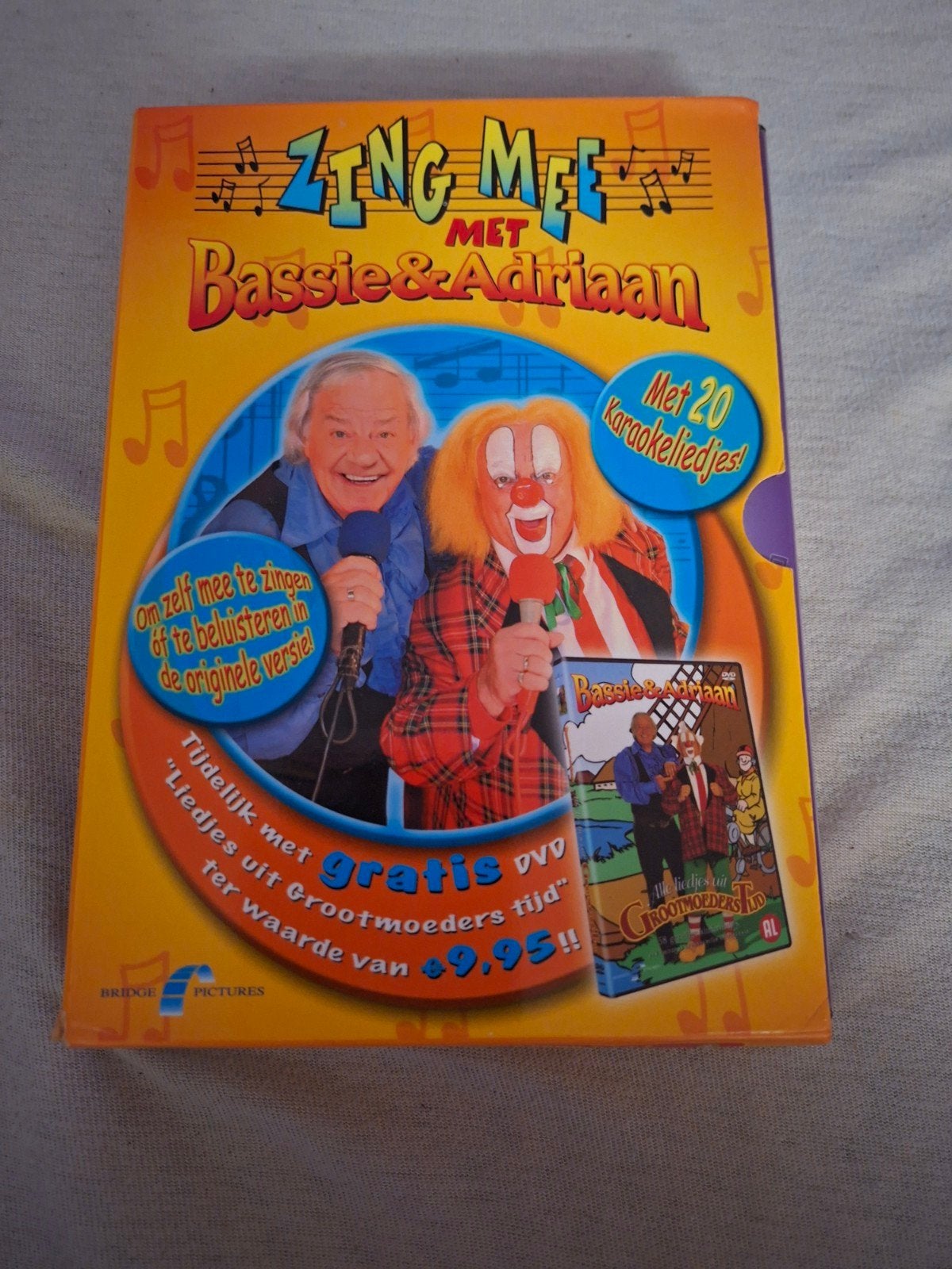 Zing mee met bassie en adriaan, Cd's en Dvd's, VHS | Kinderen en Jeugd, Ophalen of Verzenden