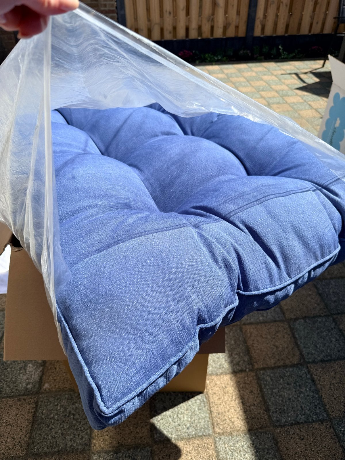 Nieuw Hartman Palletkussen Blauw 120x80 cm - Nog in doos!, Ophalen of Verzenden, Nieuw