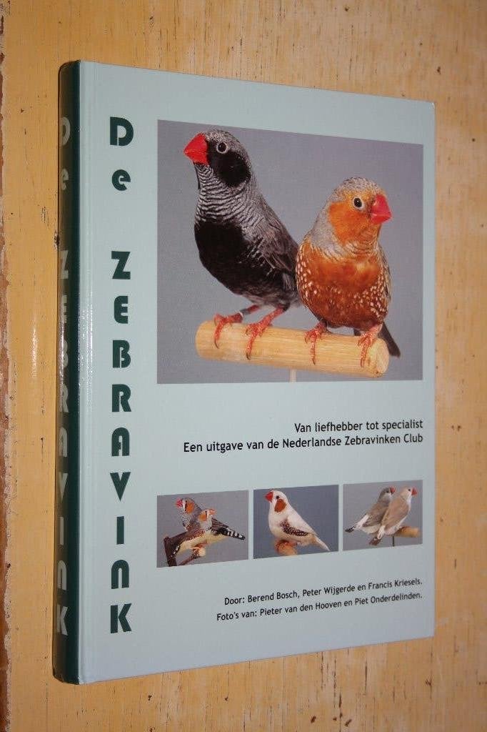 De zebravink Nederlandse Zebravinken club, Ophalen of Verzenden, Zo goed als nieuw