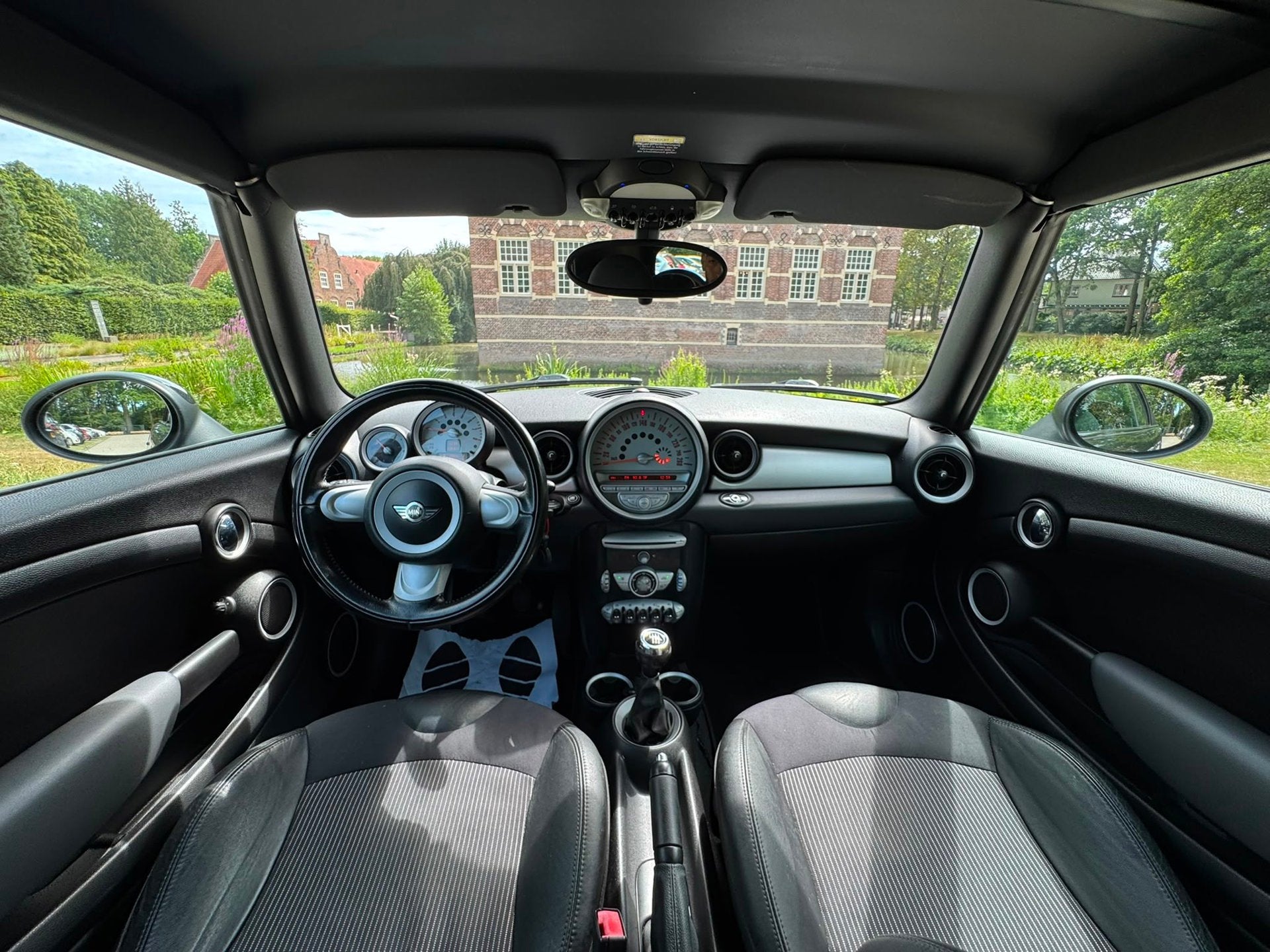 Mini Cabrio 1.6 Cooper|STOELVERW|CABRIO|HALF-LEDER|AIRCO|INR, Auto's, Gebruikt, 4 cilinders, Cabriolet, 4 stoelen