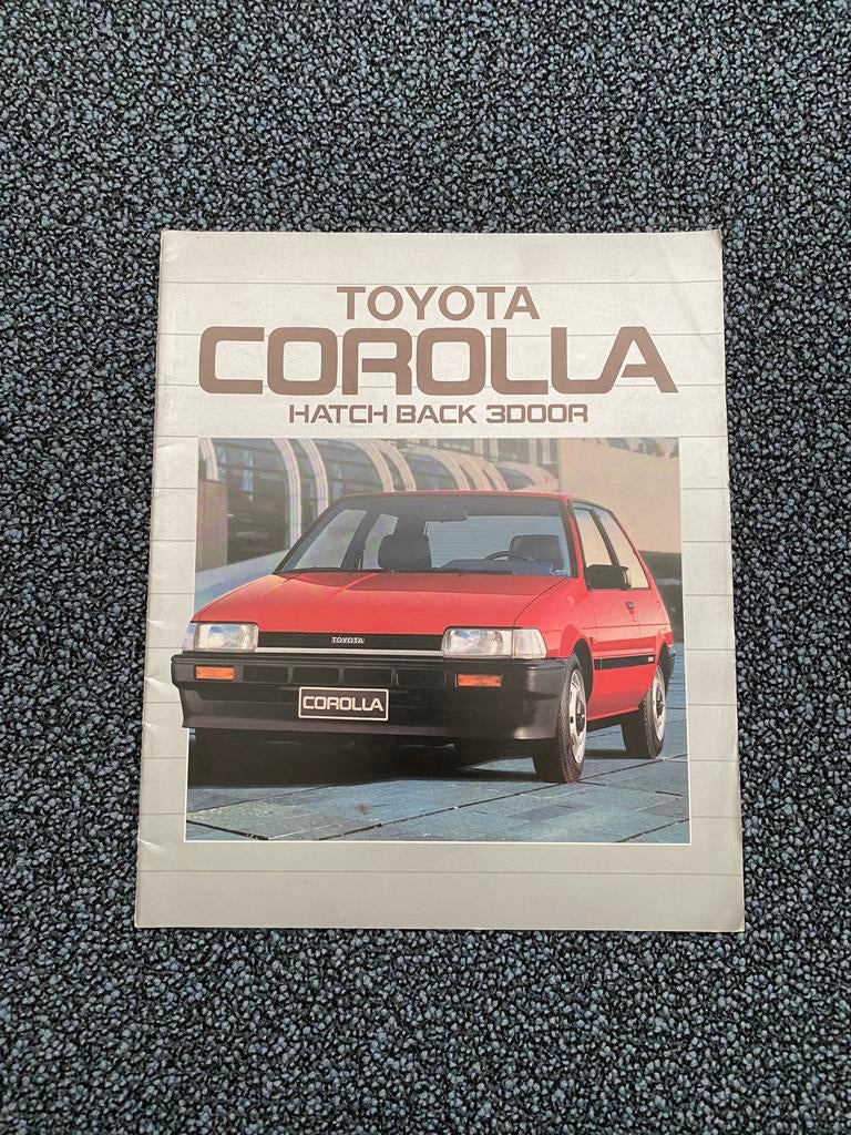 Toyota Corolla hatchback 3000R autofolder (1985), Ophalen of Verzenden, Zo goed als nieuw, Toyota