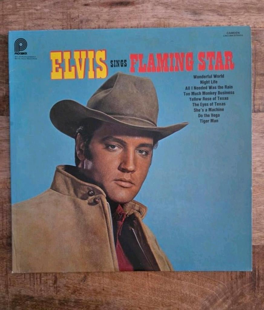 Lp Elvis Presley flaming star, Ophalen of Verzenden