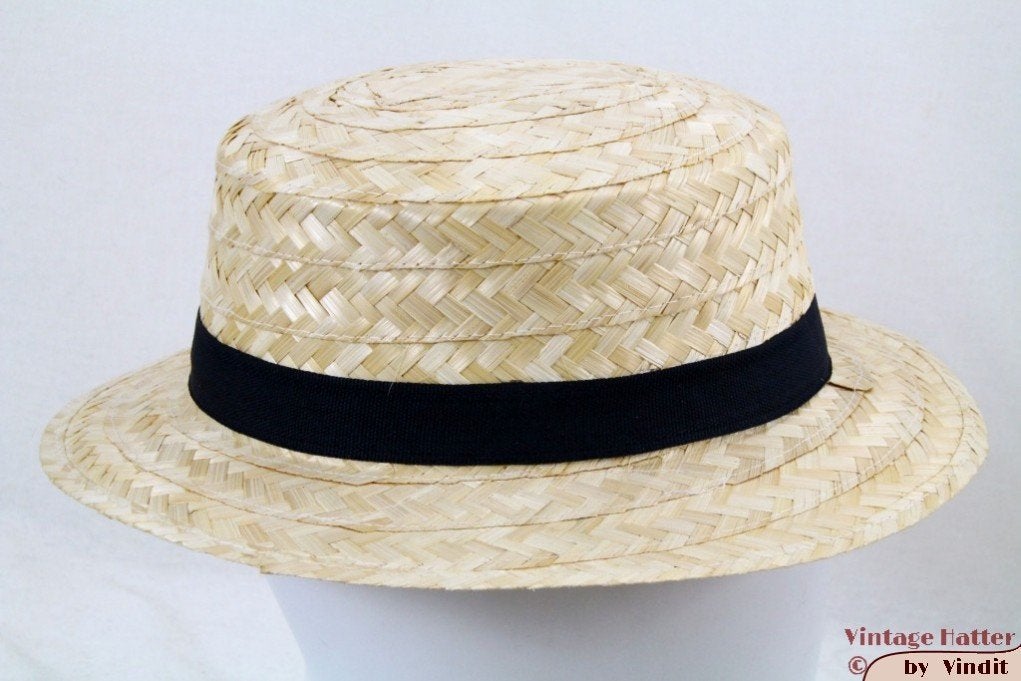 Boater strohoed maat 55, 56, 57, 58 Nieuwe unisex Venetië, Kleding | Dames, Ophalen of Verzenden, Nieuw, 56 of 57 cm (M, 7 of 7⅛ inch)