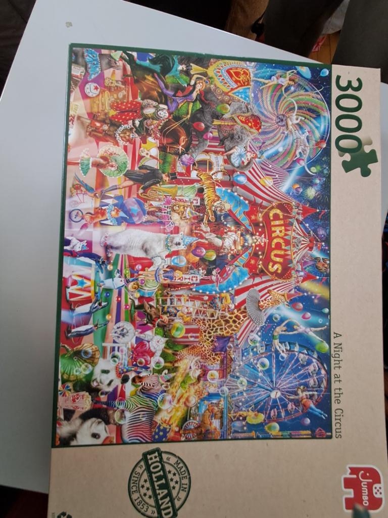 Jumbo Legpuzzel 3000 stukjes - A Night at the Circus, Ophalen of Verzenden, Meer dan 1500 stukjes, Zo goed als nieuw, Legpuzzel
