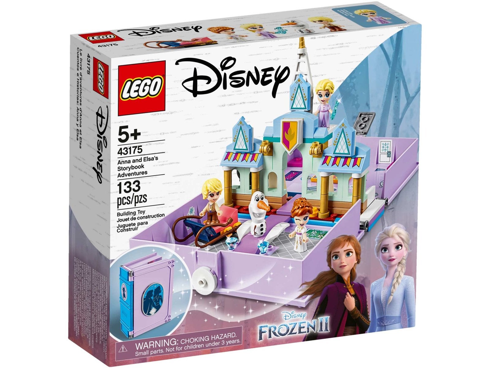 LEGO Disney 43175 Anna en Elsa's Verhalenboek Avonturen, Ophalen of Verzenden, Zo goed als nieuw, Overige merken