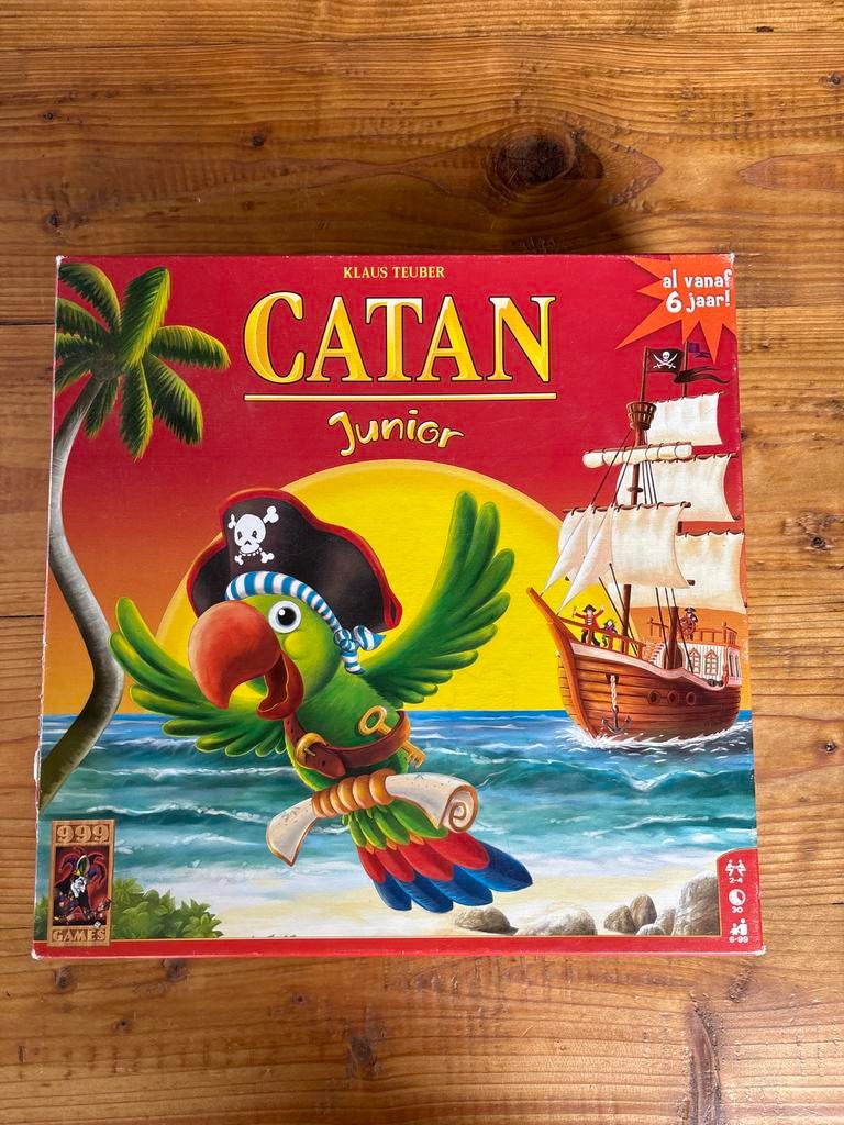 Catan Junior - Het populaire bordspel voor jonge avonturiers, Drie of vier spelers, Ophalen of Verzenden, Zo goed als nieuw
