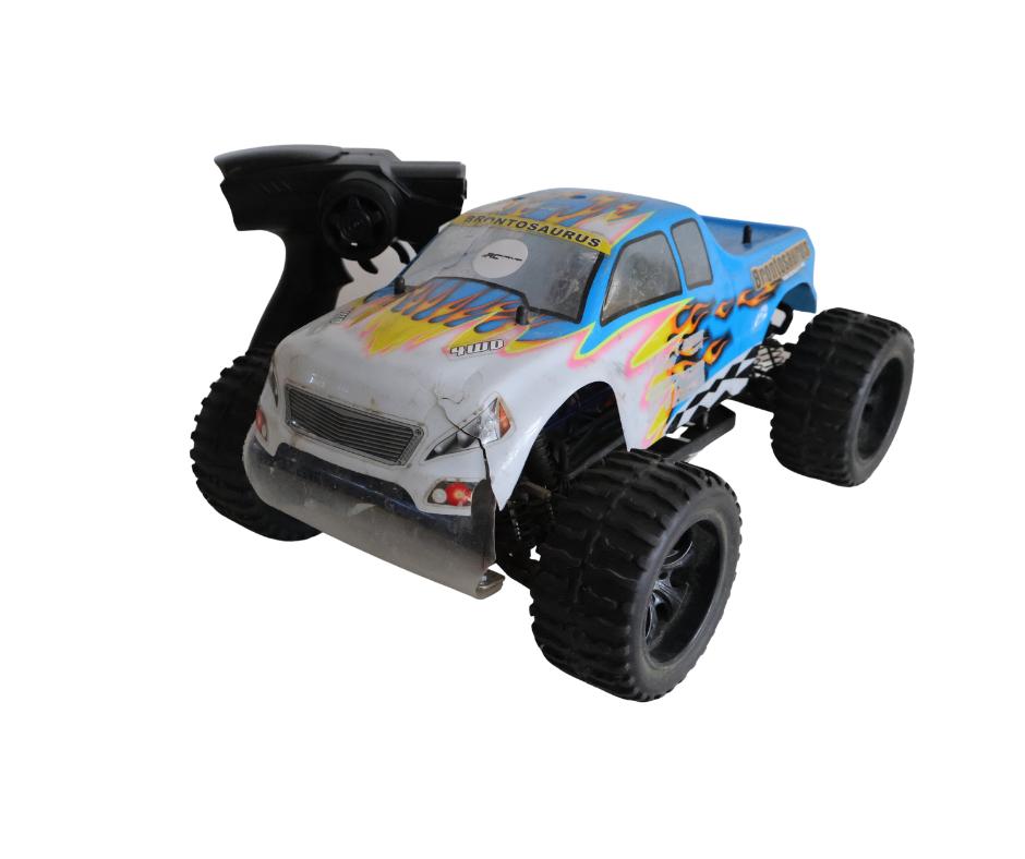 Himoto Brontosaurus 1/10 rc auto, Hobby en Vrije tijd, Modelbouw | Radiografisch | Auto's, Elektro, Gebruikt, Auto offroad, Ophalen of Verzenden