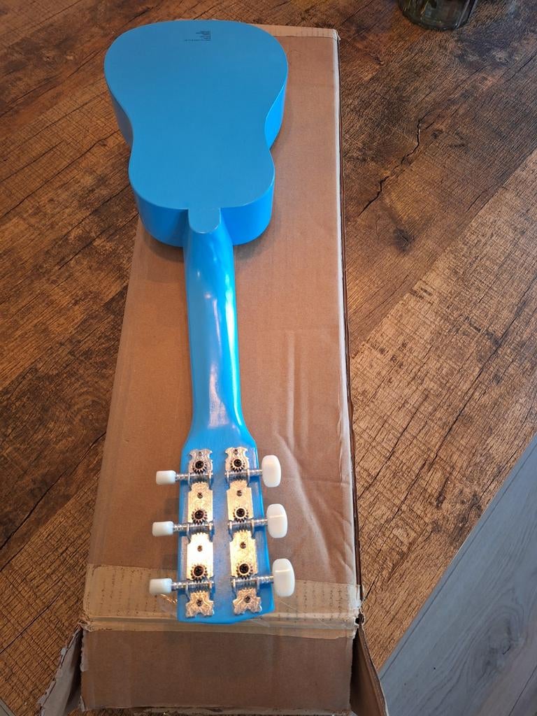 Blauwe kindergitaar met krokodil, Ophalen of Verzenden, Nieuw