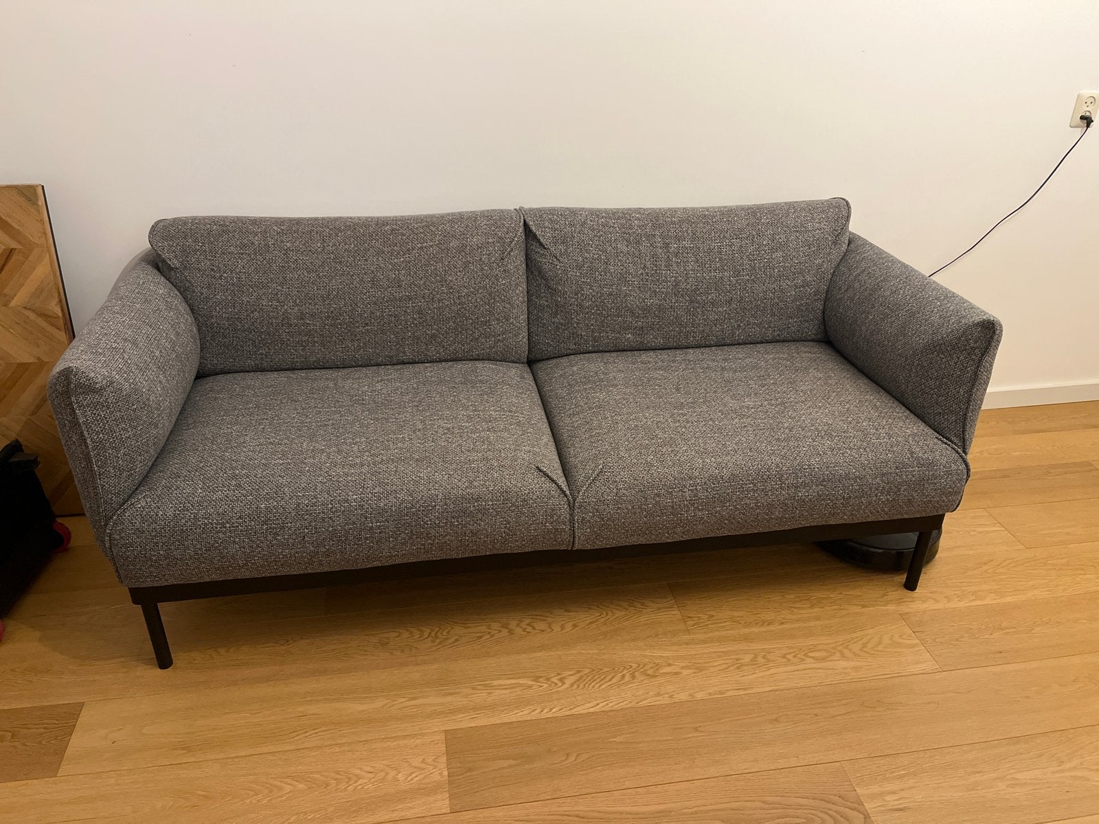 IKEA APPLARYD 2-zitsbank, Lejde lichtgrijs, Huis en Inrichting, Banken | Bankstellen, Ophalen, Driepersoons, 75 tot 100 cm, Zo goed als nieuw