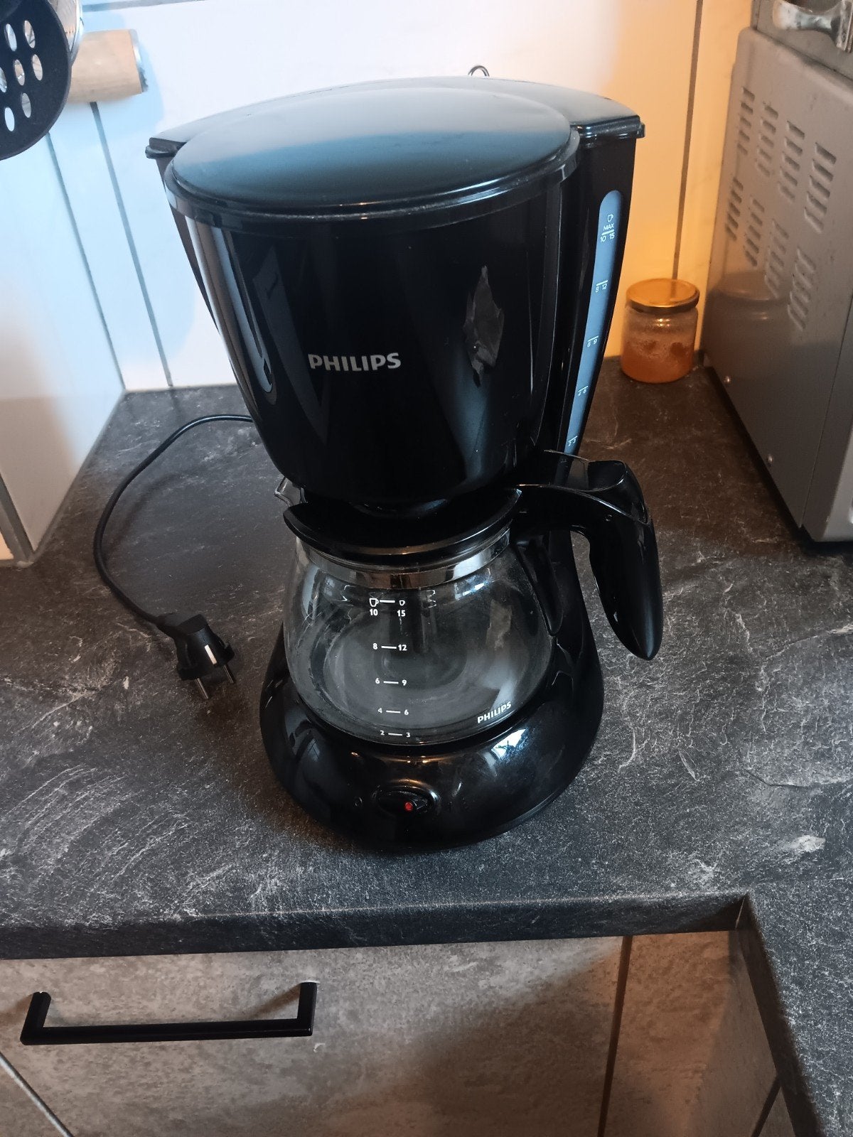 Philips Koffiezetapparaat - Zwart, Goede Staat, Afneembaar waterreservoir, Gebruikt, 10 kopjes of meer, Koffiemachine
