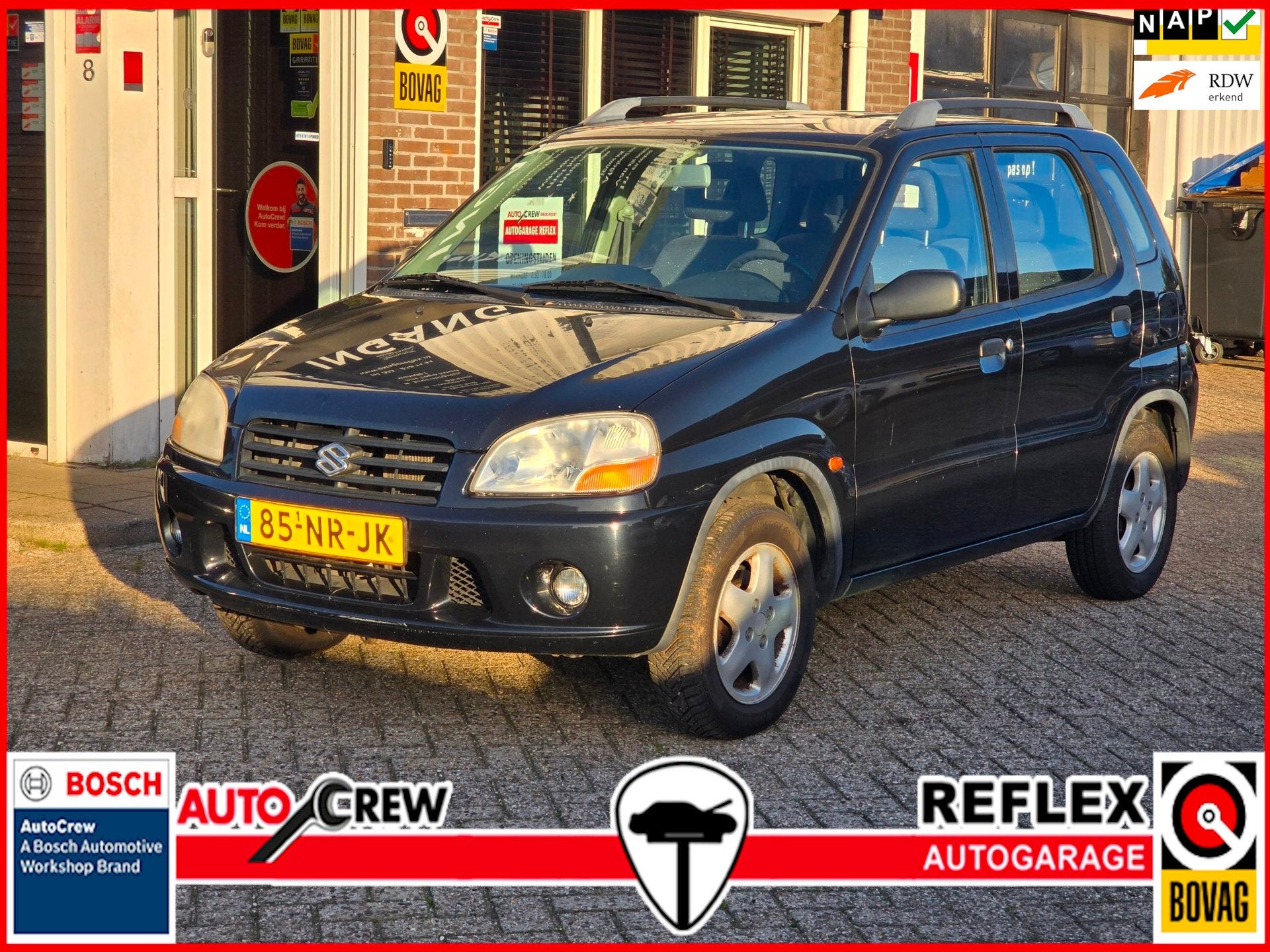 Suzuki Ignis 1.3-16V GS ELEKTRISCHE RAMEN|STUURBEKR., Auto's, Voorwielaandrijving, 83 pk, Stof, Gebruikt