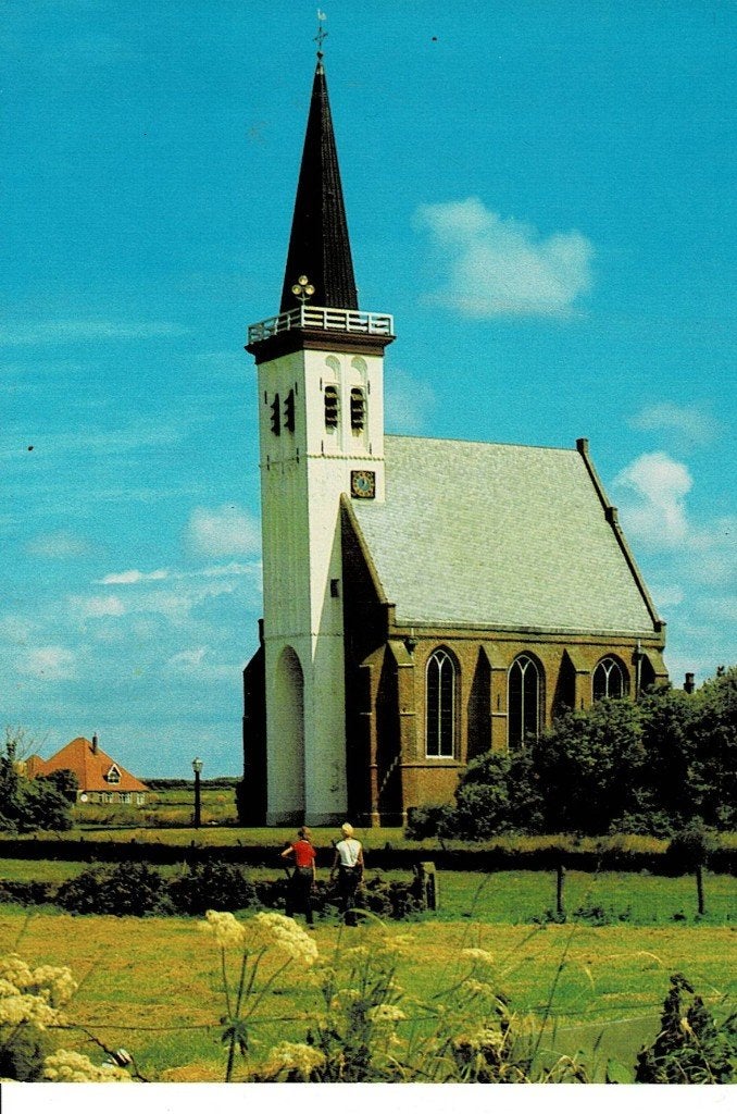 Texel, den Hoorn, Kerk, Verzenden, 1960 tot 1980, Ongelopen, Waddeneilanden
