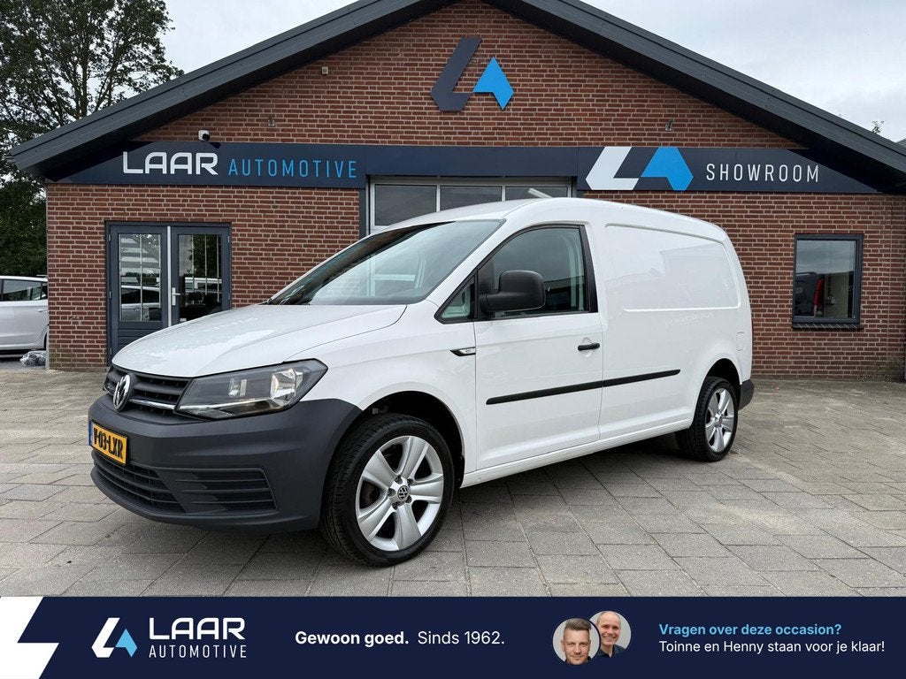 Volkswagen Caddy 1.4 TSI L2H1 BMT Maxi Comfortline BPM & BTW, Auto's, Bestelauto's, Stof, 4 cilinders, Volkswagen, Wit