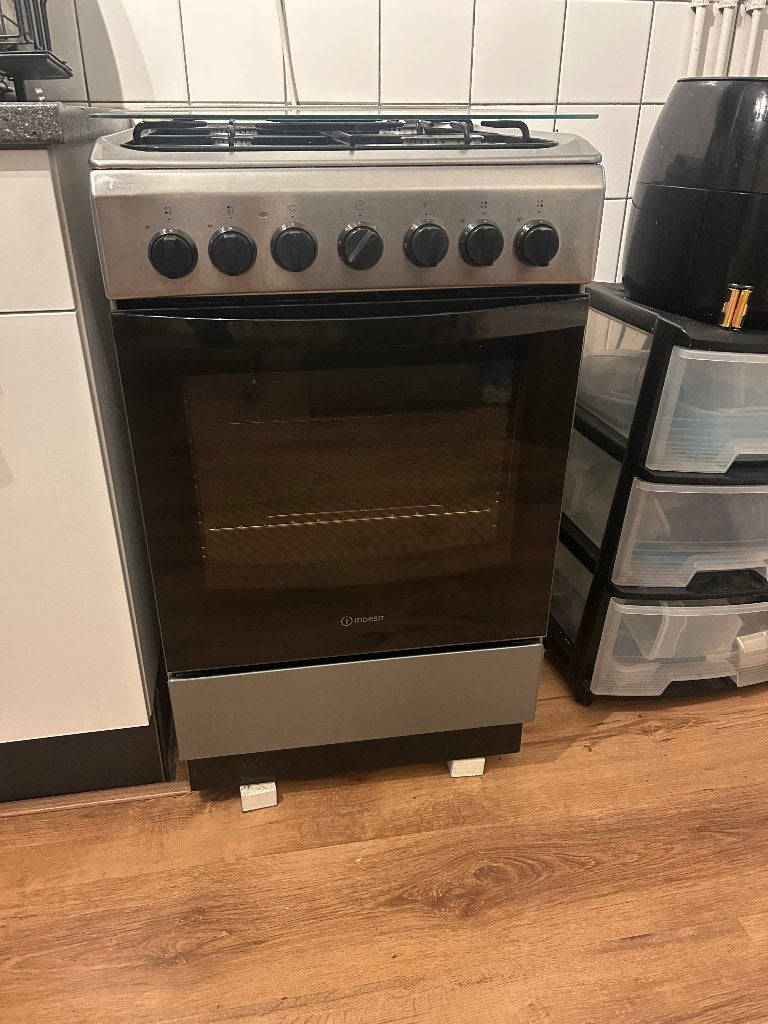 Losstaand fornuis, Ophalen, Gebruikt, 50 tot 100 cm, Minder dan 100 cm