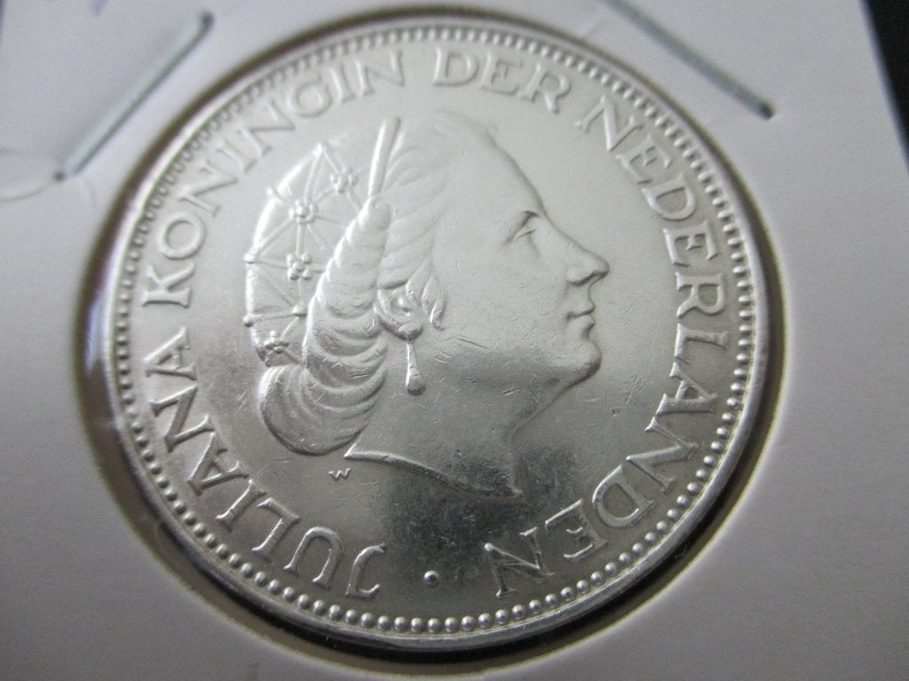 Rijksdaalder 1961, Koningin Juliana, Zilver, Ophalen of Verzenden, Losse munt