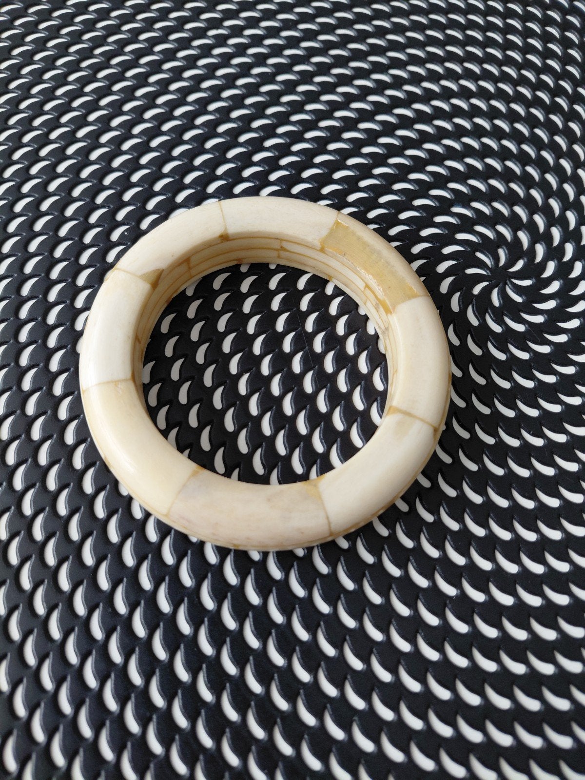 Vintage armband, Ophalen, Gebruikt, Beige, Overige materialen