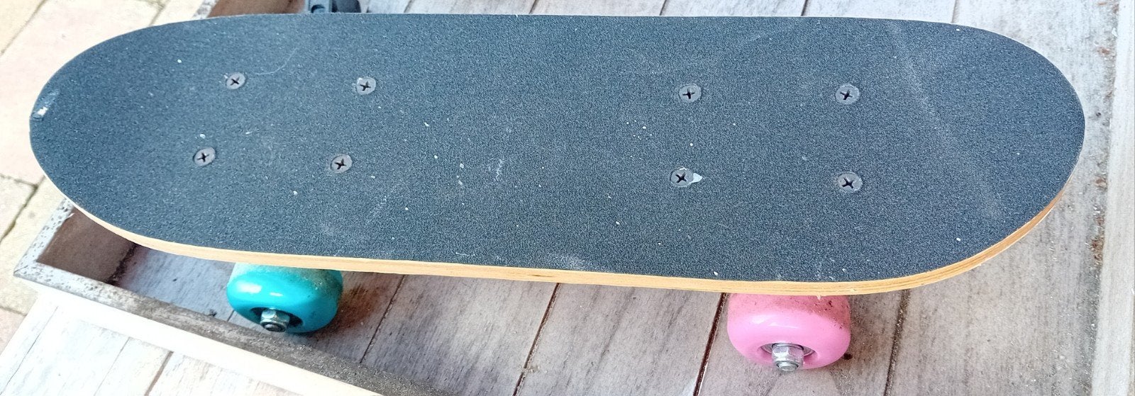 Hudora Skateboard voor kinderen - Roze met sterren, Ophalen, Gebruikt, Skateboard