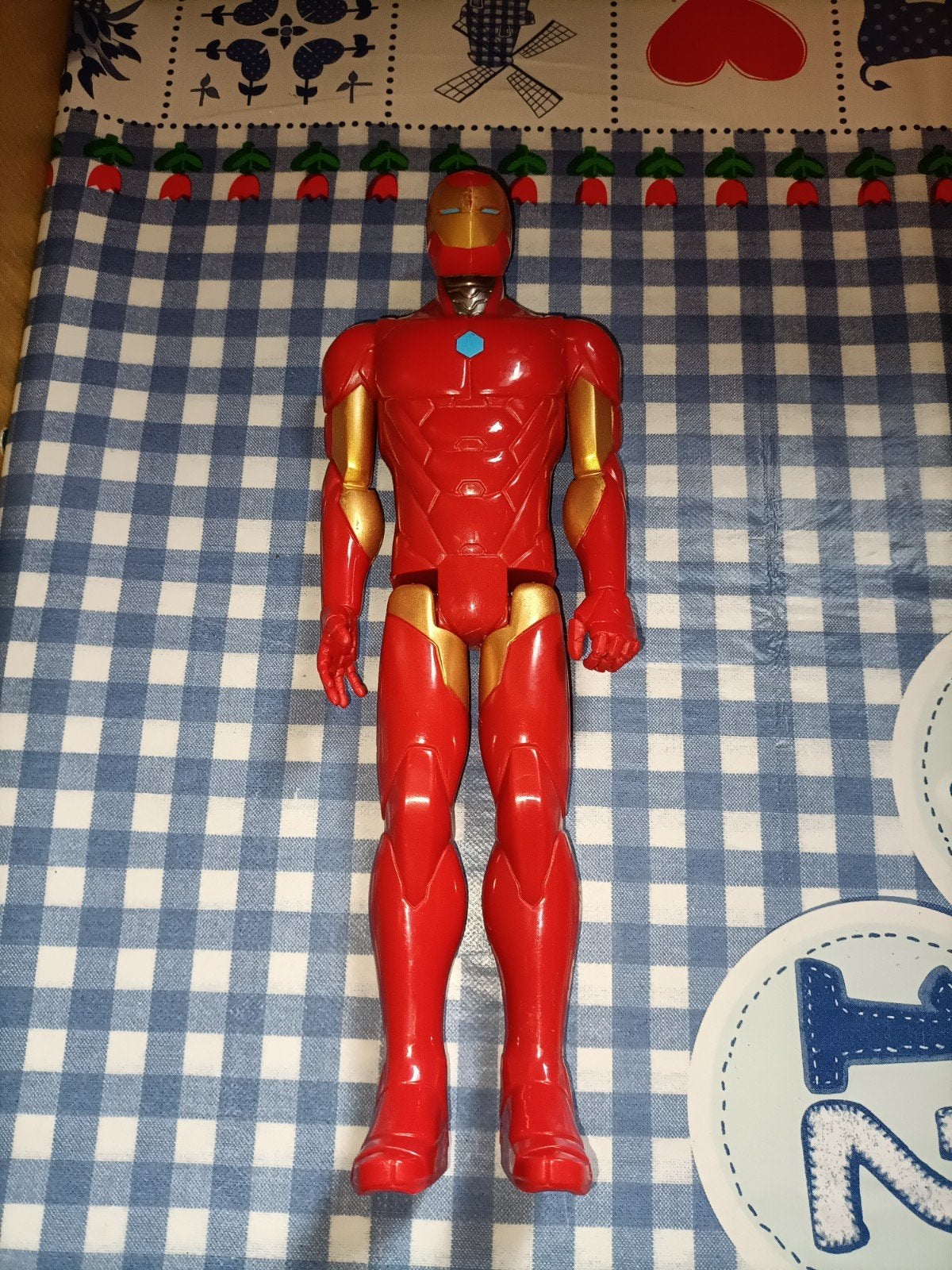 Iron man pop 29 cm groot, Ophalen of Verzenden, Zo goed als nieuw, Pop