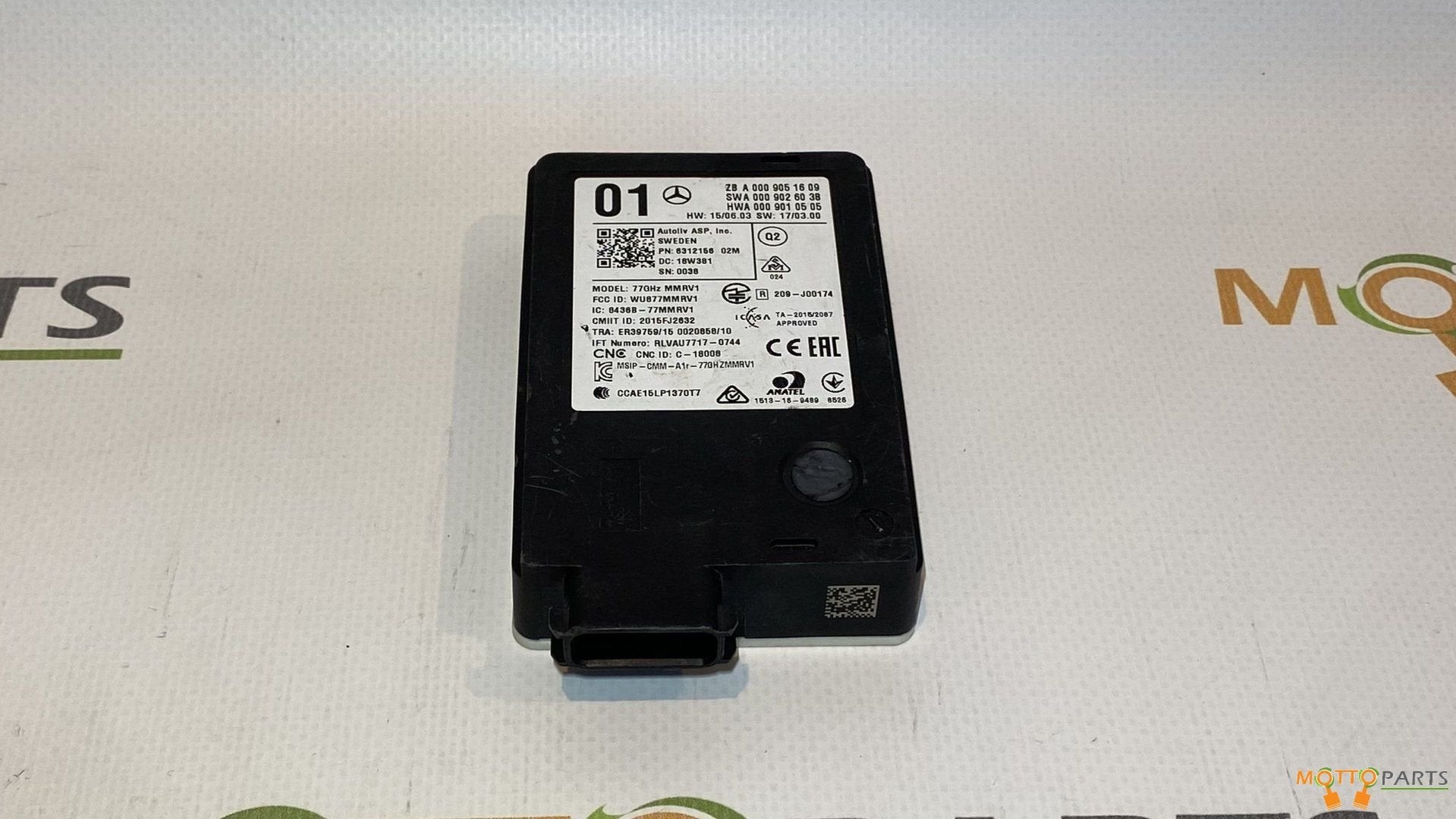 Mercedes-Benz AMG GT Roadster Klasse radar sensor A000905160, Gebruikt, -, Ophalen of Verzenden, -
